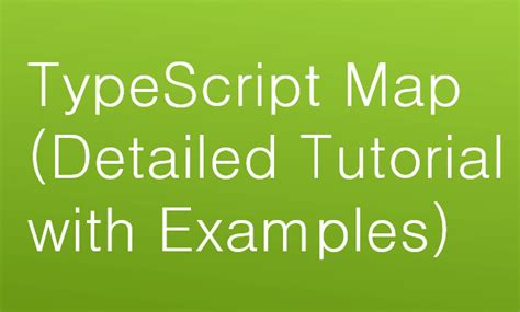 Toradh íomhá ar TypeScript Map Key Type