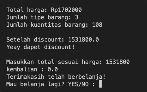 Coding for Python Cashier System に対する画像結果