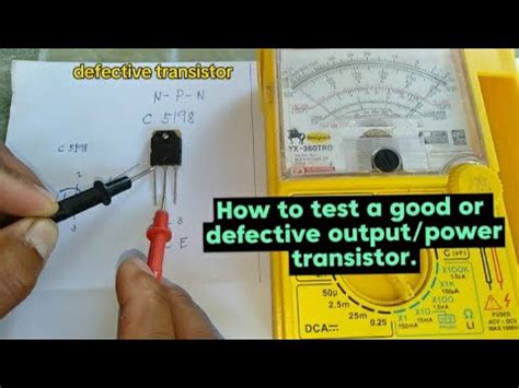 Image result for How to Test Power Transistors