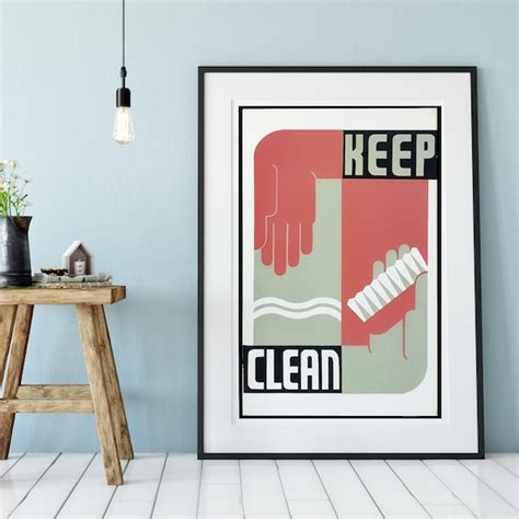 Image result for Keep Clean Poster Design