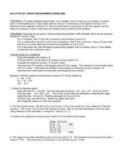 Image result for Linear Programming Problems and Solutions PDF