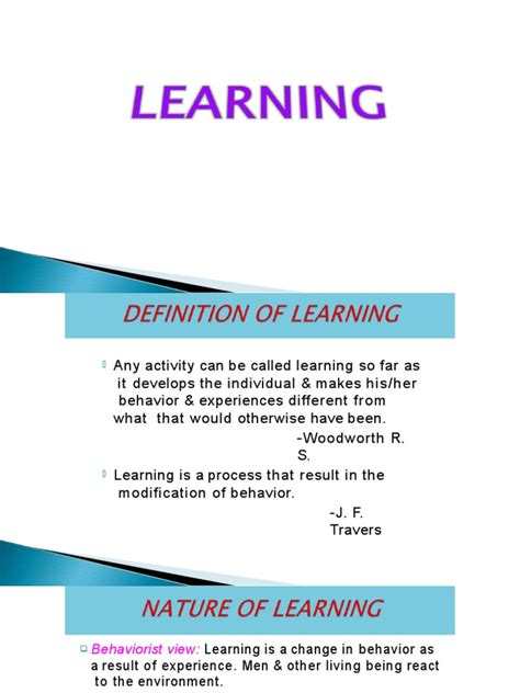 Image result for Defining Learning PDF