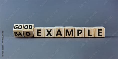 Image result for Good Exaple Bad Example Guide