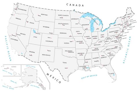 Afbeeldingsresultaten voor American Cities States Map