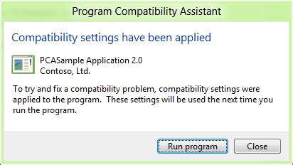 Program Compatibility Assistant എന്നതിനുള്ള ഇമേജ് ഫലം