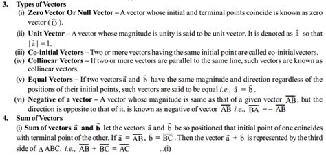 Image result for Vector Algebra Class 12 Formula List