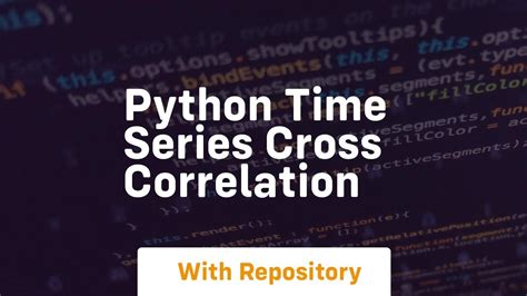 Image result for Cross-Correlation Constantant Python