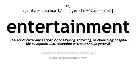 Image result for Define Entertainment