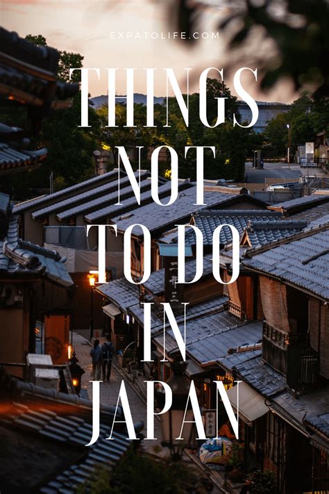 10 things you should not do in japan – Artofit