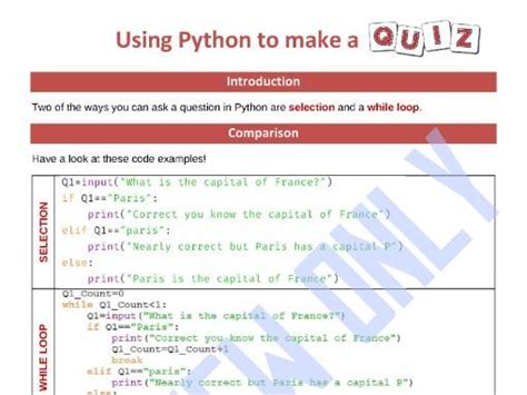 Image result for Screen for Python Quiz