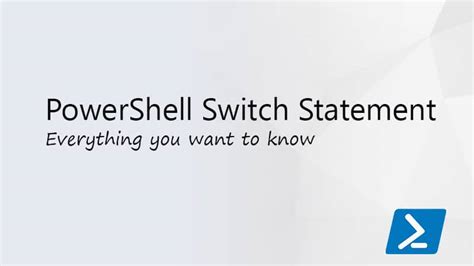 Image result for PowerShell Switch