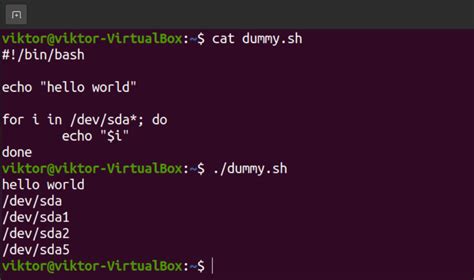 For Loop in Bash Script に対する画像結果