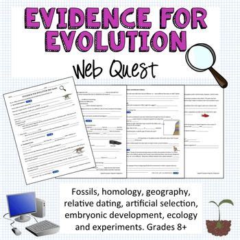 Image result for Evidence For Evolution Answer Key