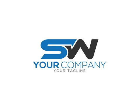 SW Text Logo Design に対する画像結果