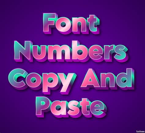 Large Copy and Paste Numbers に対する画像結果