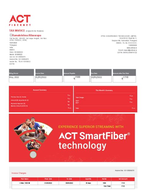Image result for Smart Internet Bill Format