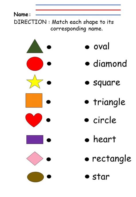 Image result for Shapes Practice Worksheet