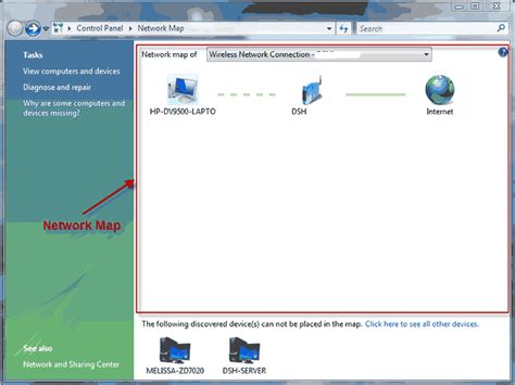 Image result for Windows 7 Network Map