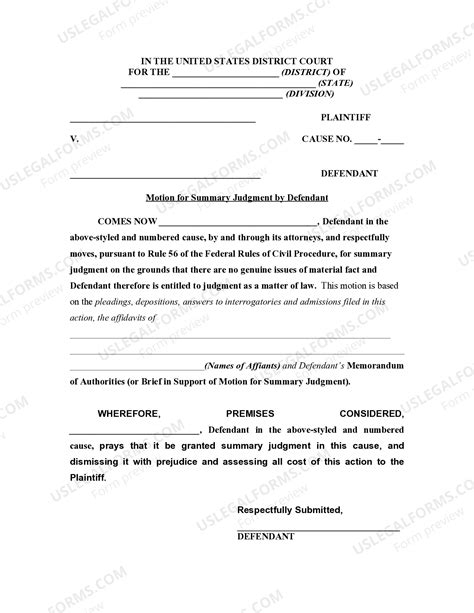 Toradh íomhá ar Summary Judgment Example