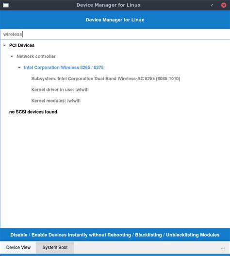 Image result for Device Manager for Linux