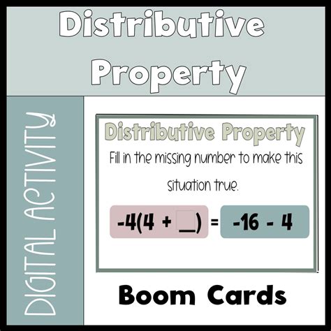 Image result for Distributive Property Activity