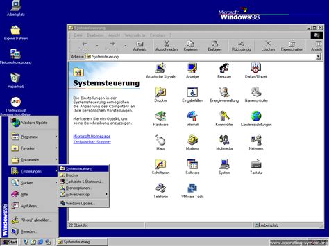 Image result for Windows 98 Sample Screen