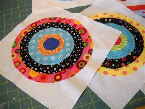 תוצאת תמונה עבור Easy Circle Quilt Pattern