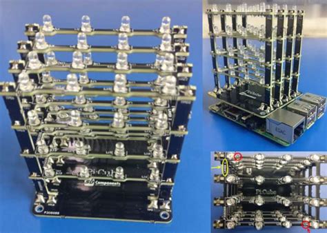 Toradh íomhá ar Raspberry Pi LED Cube