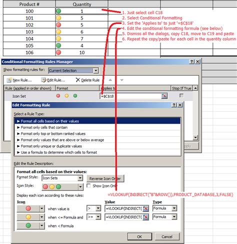 Afbeeldingsresultaten voor Conditional Formatting in Excel Icon Set with Formula