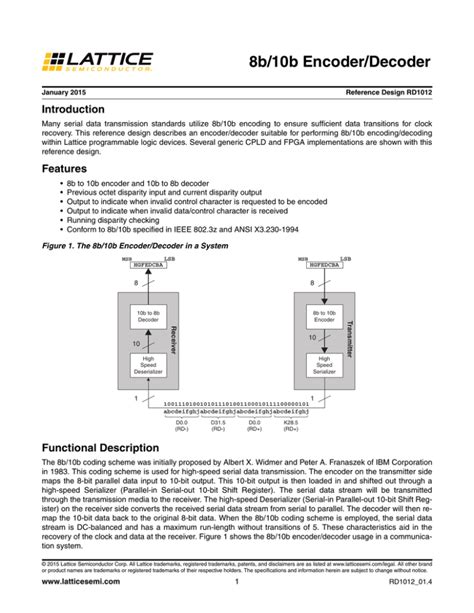 Toradh íomhá ar 8B/10B Encoder Working