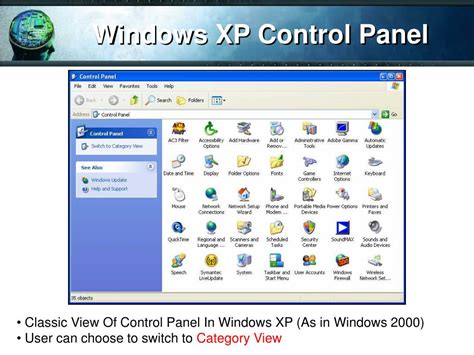 Image result for Windows XP Control Panel System
