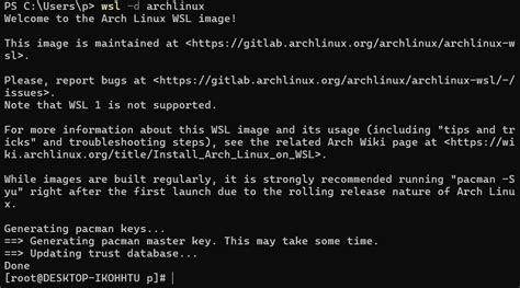 Arch Linux Windows Subsystem に対する画像結果