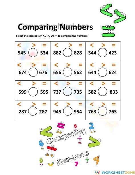 Image result for Comparing Numbers Grade 6