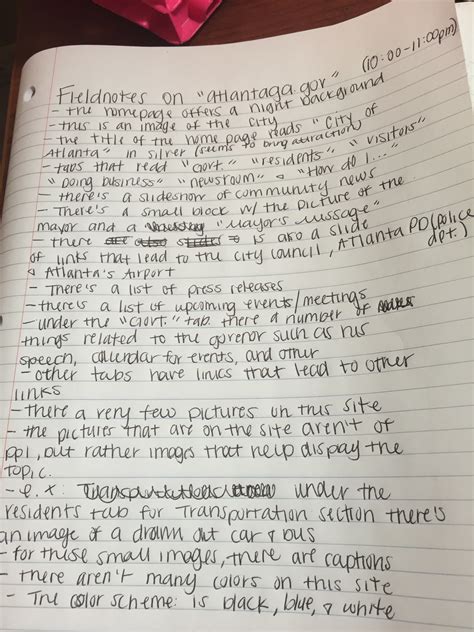 Image result for Interview Field Notes