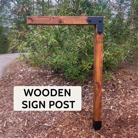 Address Sign Post, Wooden Hanging Sign Post, Home Address Sign Post For ...