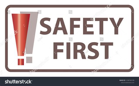 Image result for Safety First Warning Sign