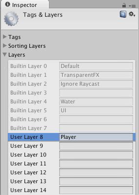 Afbeeldingsresultaten voor Unity GameObject Layers