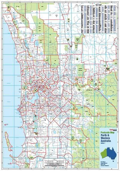 Image result for 6066Perth Metro Postcode Map