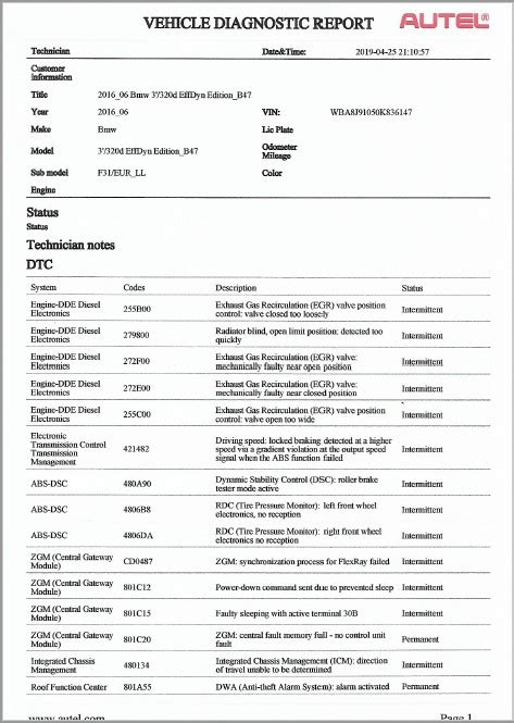 Image result for Diagnostic Report Sample