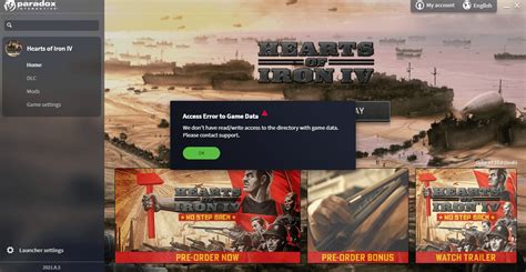 Image result for Hoi4 Launcher Error