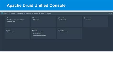 Image result for Apache Druid GUI Rust