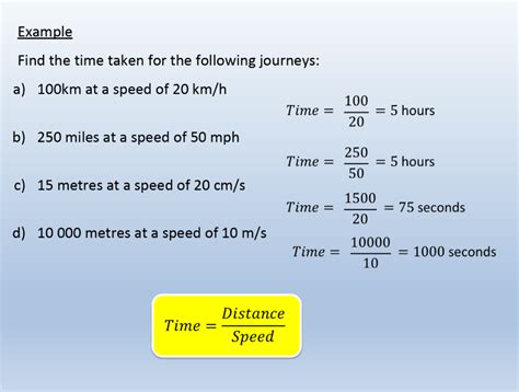 Image result for Calculating Speed Distance Time Questions Worksheet KS4