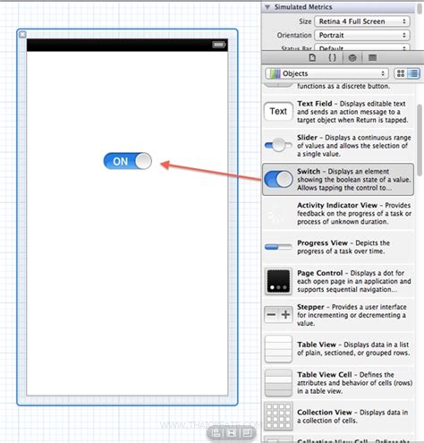 Afbeeldingsresultaten voor Switch in UI iOS