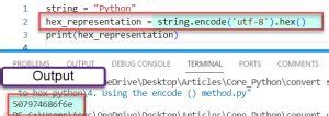 Python Hex Notation に対する画像結果