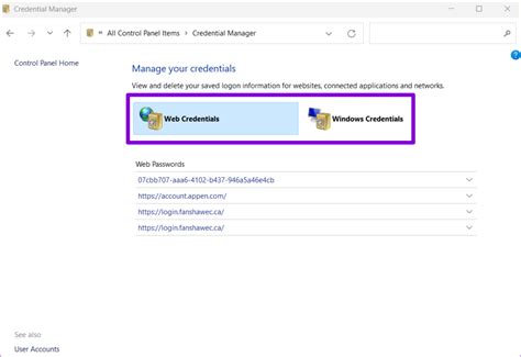 Image result for Windows Credential Manager