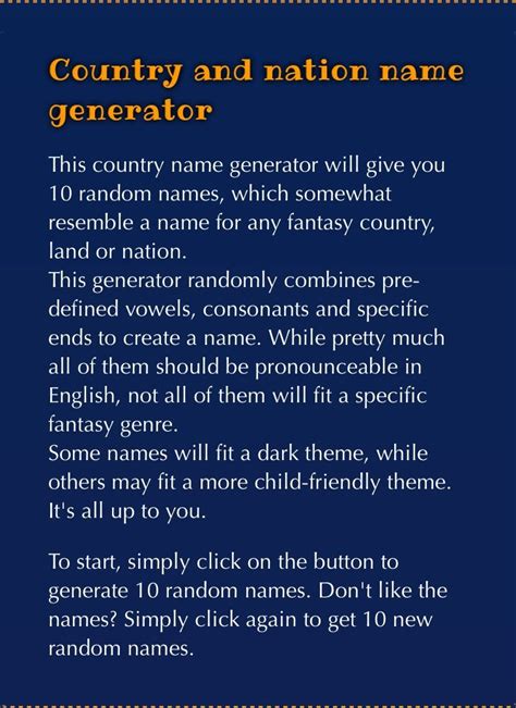 Image result for Create CountryName Generator