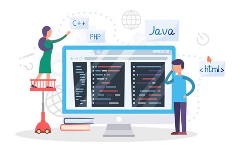 Toradh íomhá ar Coding Course Cartoon