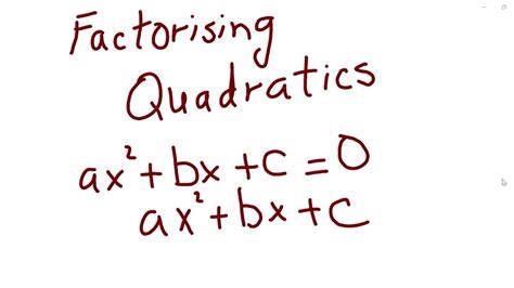 Quadratic Formula Factorization に対する画像結果