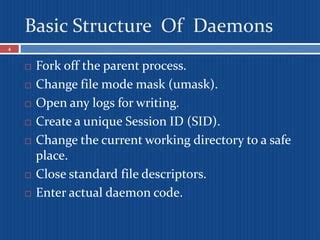 Linux Deamon Process に対する画像結果