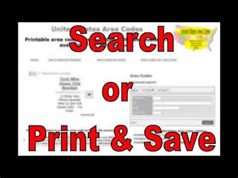 Printable Area Code List by Number కోసం చిత్ర ఫలితం